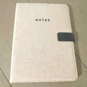 Cute Cloth Padfolio, Beige